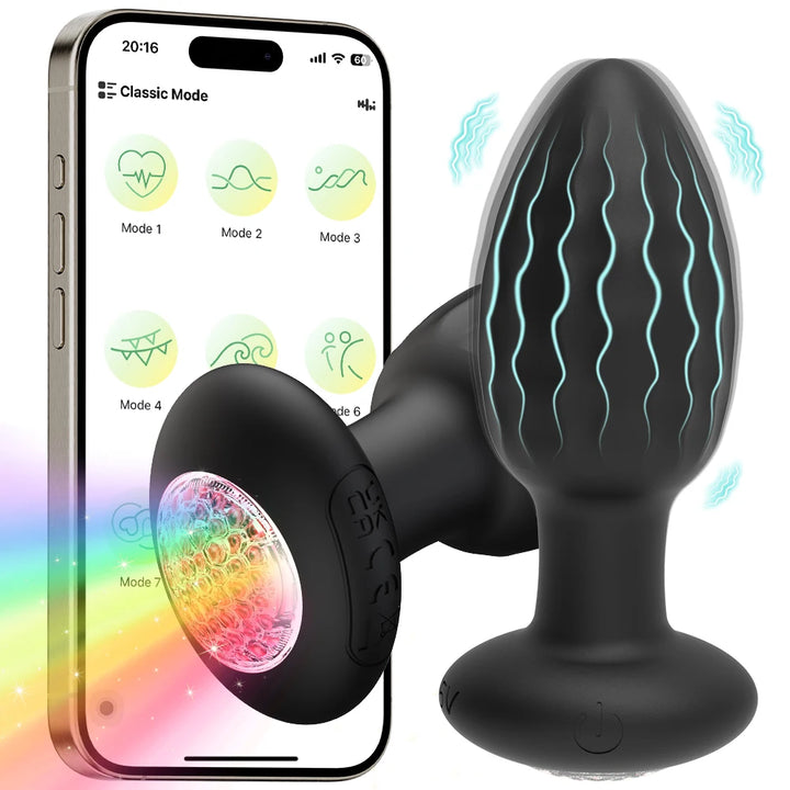 LED Anal Vibrator Anal Plug Sex Toys