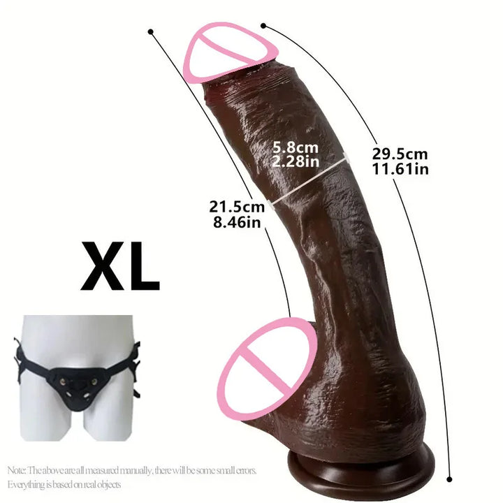 Super Long Skin Dildo Penis Silicone Realistic Sex.