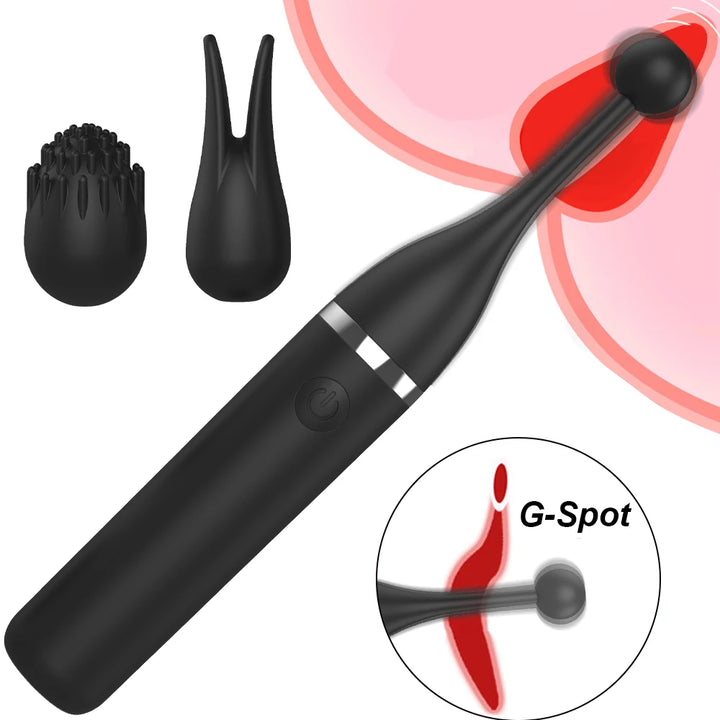 Vibrador ponto G TRES CAPS para mulheres e casais.