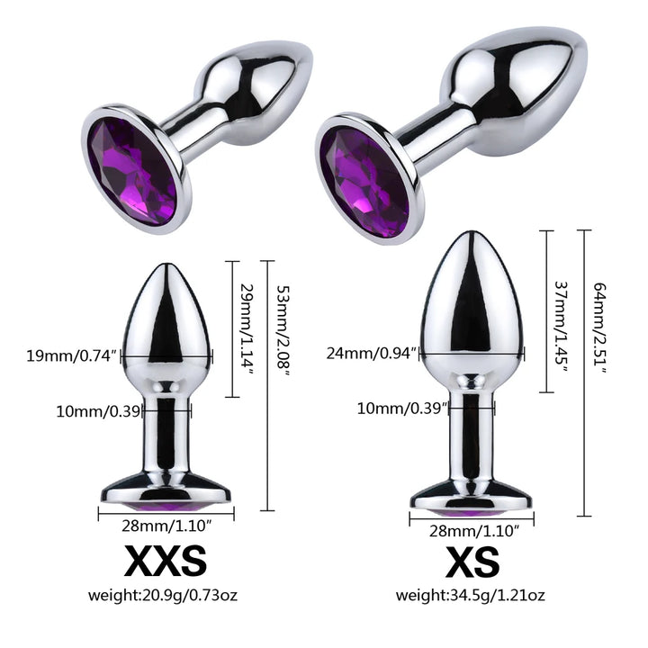 Metal anal plug Sex Toys