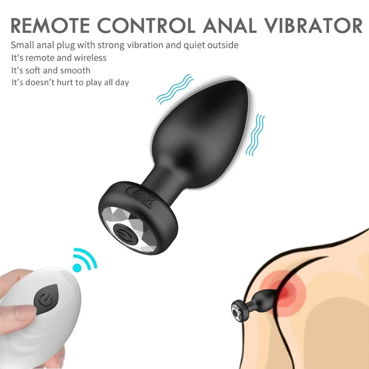 Anal Plug Vibrator 10  Sex Toys