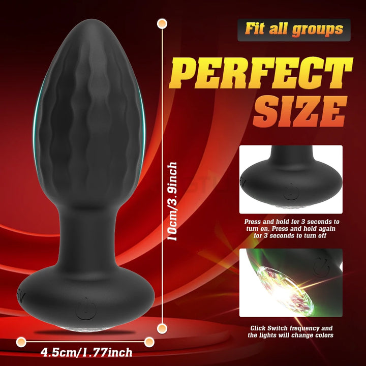 LED Anal Vibrator Anal Plug Sex Toys