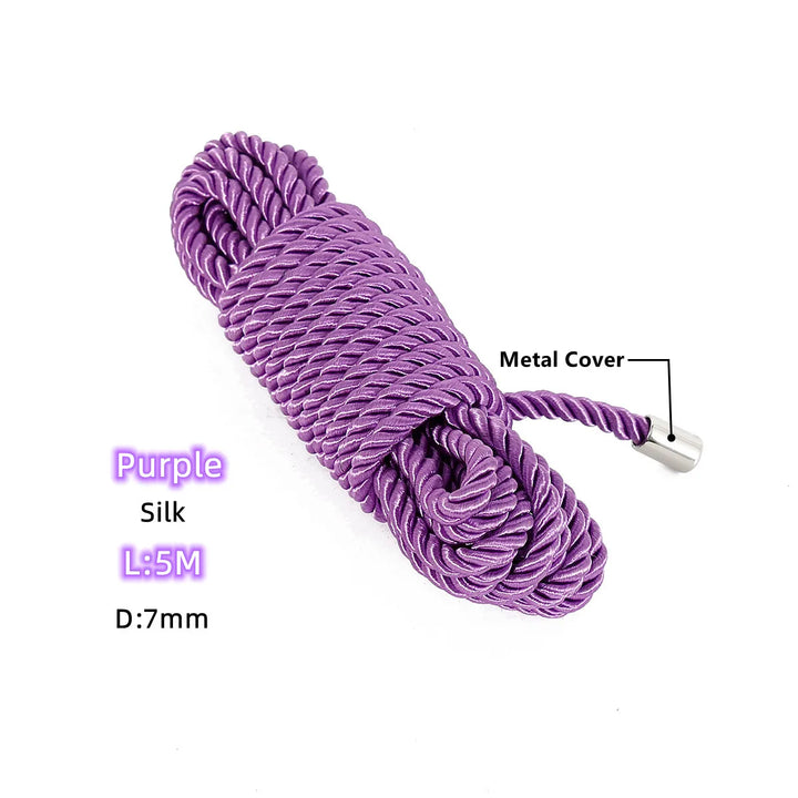 5m 10m Silk Restraints Sex BDSM