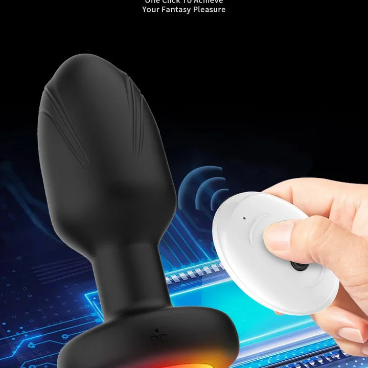 360° Rotation Vibrating Butt Plug Sex Toys