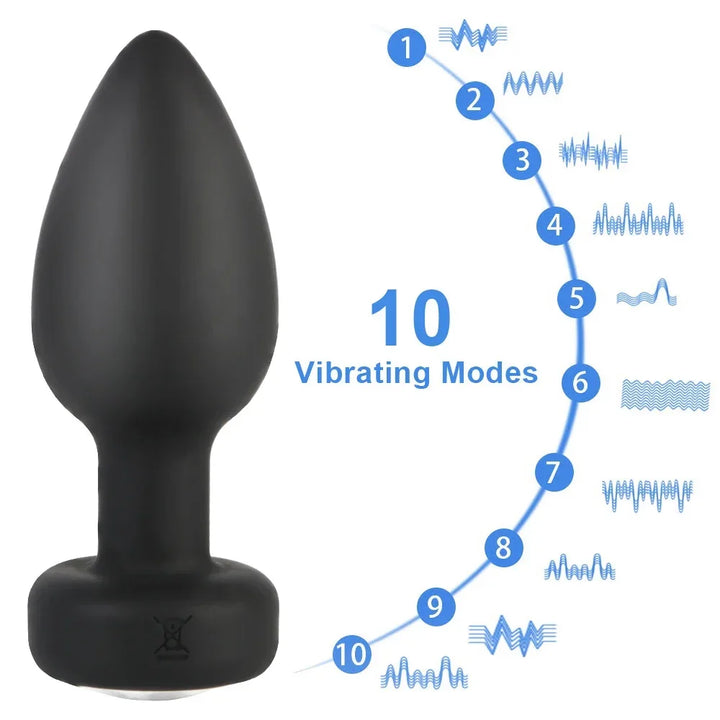 Anal Plug Vibrator 10  Sex Toys