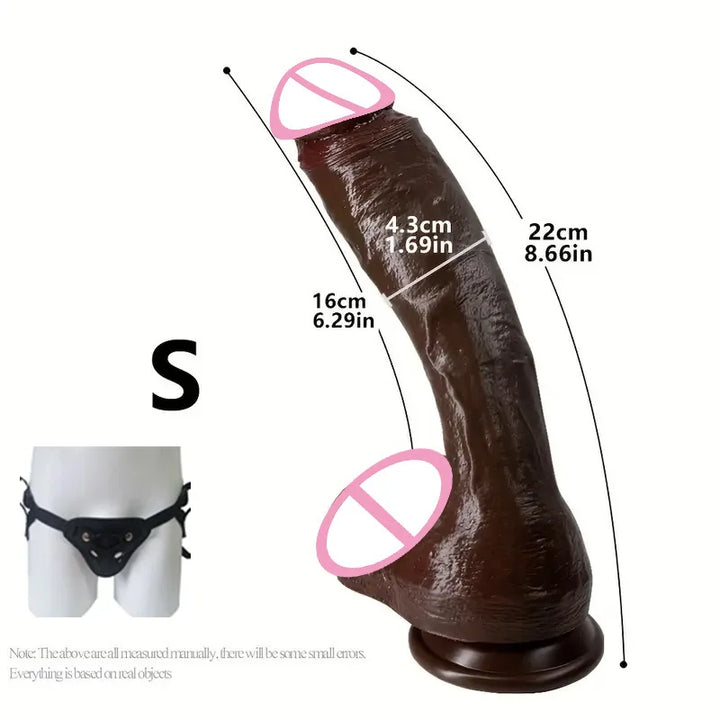 Super Long Skin Dildo Penis Silicone Realistic Sex.