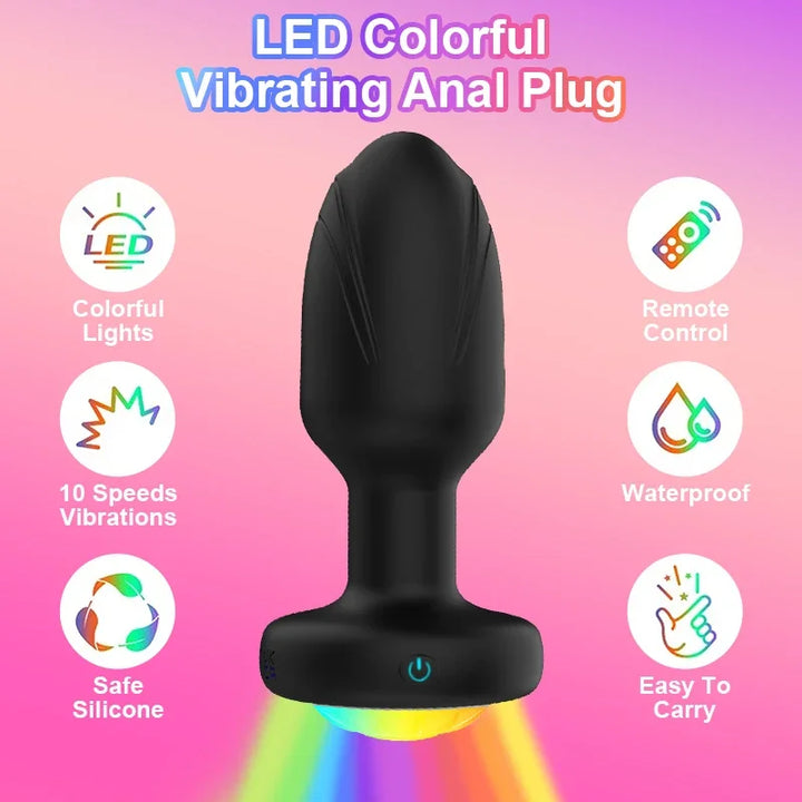 360° Rotation Vibrating Butt Plug Sex Toys