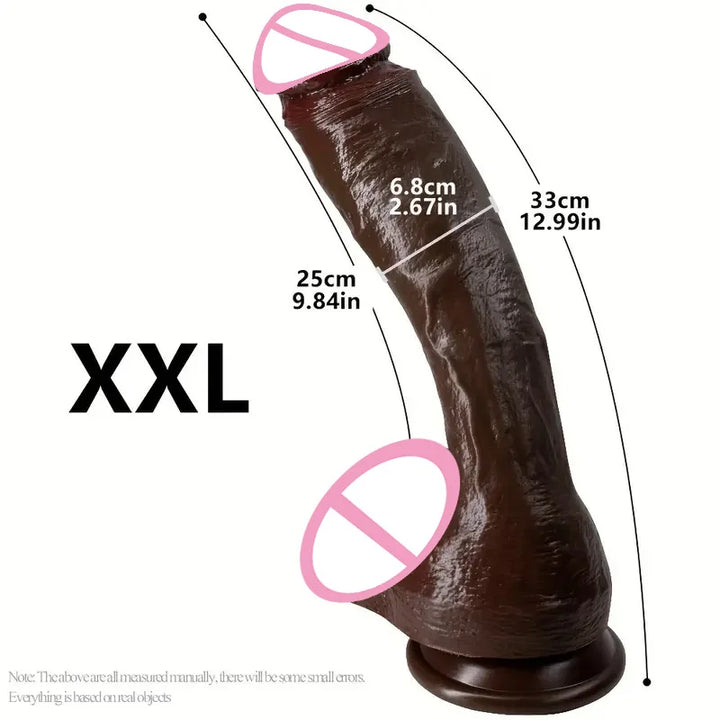 Super Long Skin Dildo Penis Silicone Realistic Sex.