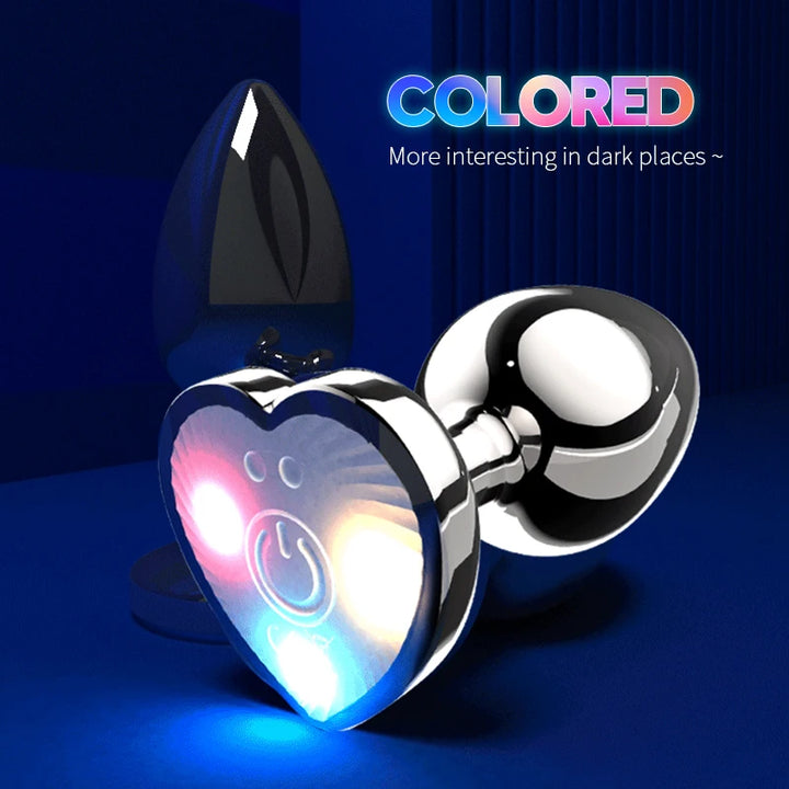 Heart-shaped Vibrating Luminous Sex Toys