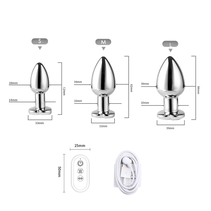 Heart-shaped Vibrating Luminous Sex Toys