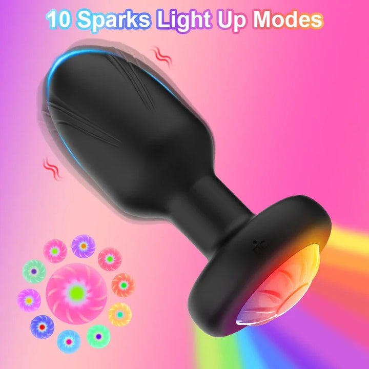 360° Rotation Vibrating Butt Plug Sex Toys