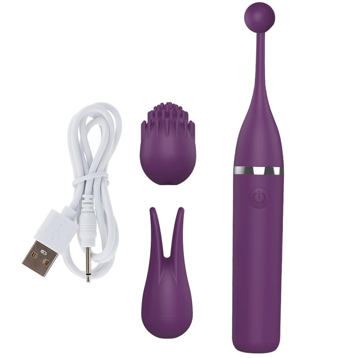 Vibrador ponto G TRES CAPS para mulheres e casais.