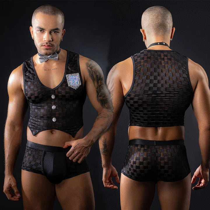 Sexy Police Cosplay Lingerie Men Sex Fantasy