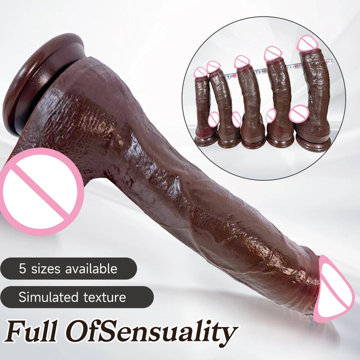 Super Long Skin Dildo Penis Silicone Realistic Sex.