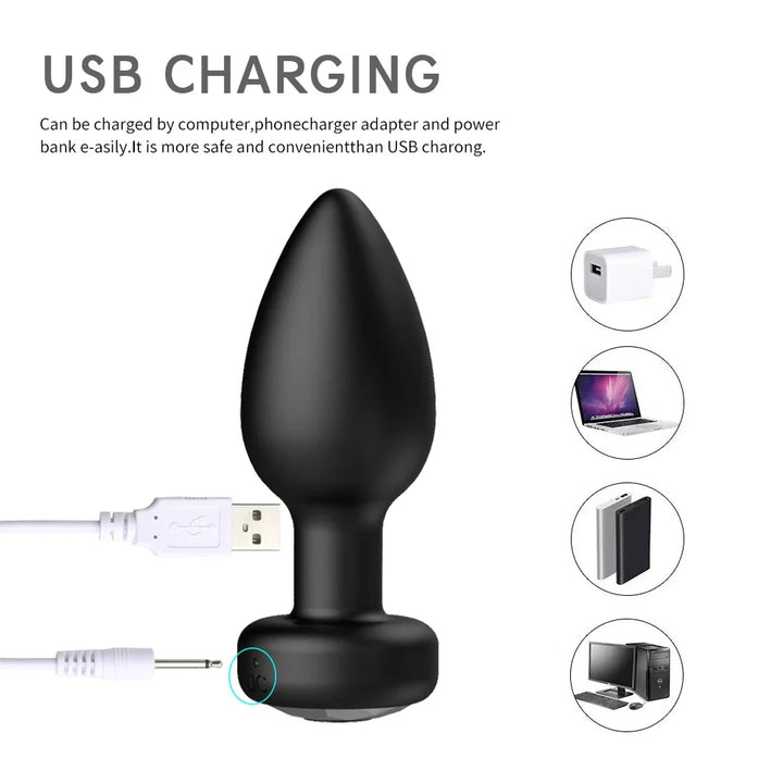 Anal Plug Vibrator 10  Sex Toys