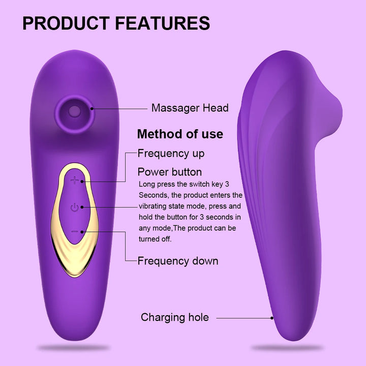 Sucking Tongue Vibrator Sex Toys