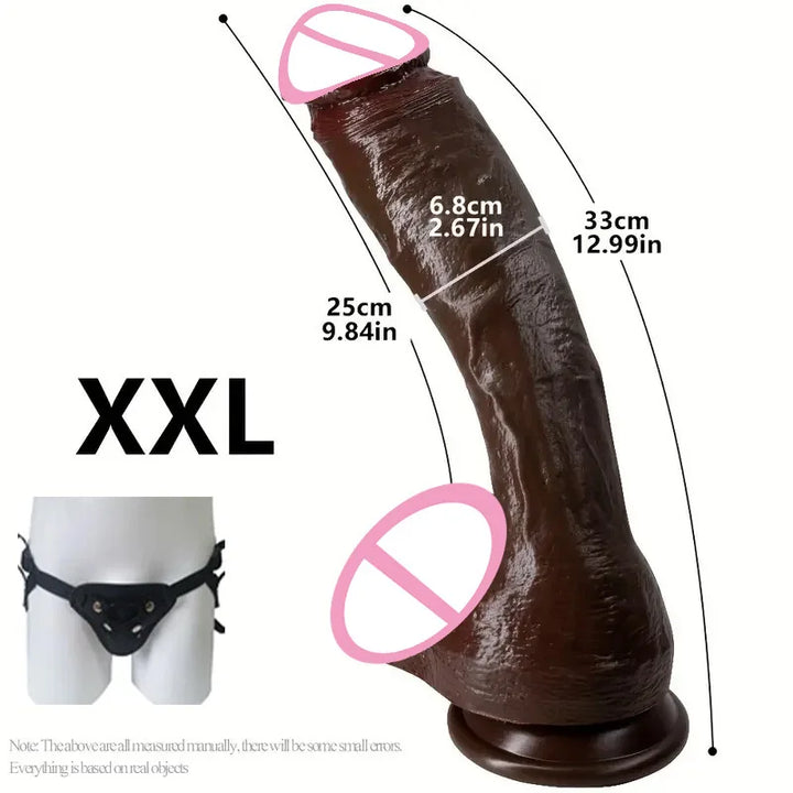 Super Long Skin Dildo Penis Silicone Realistic Sex.