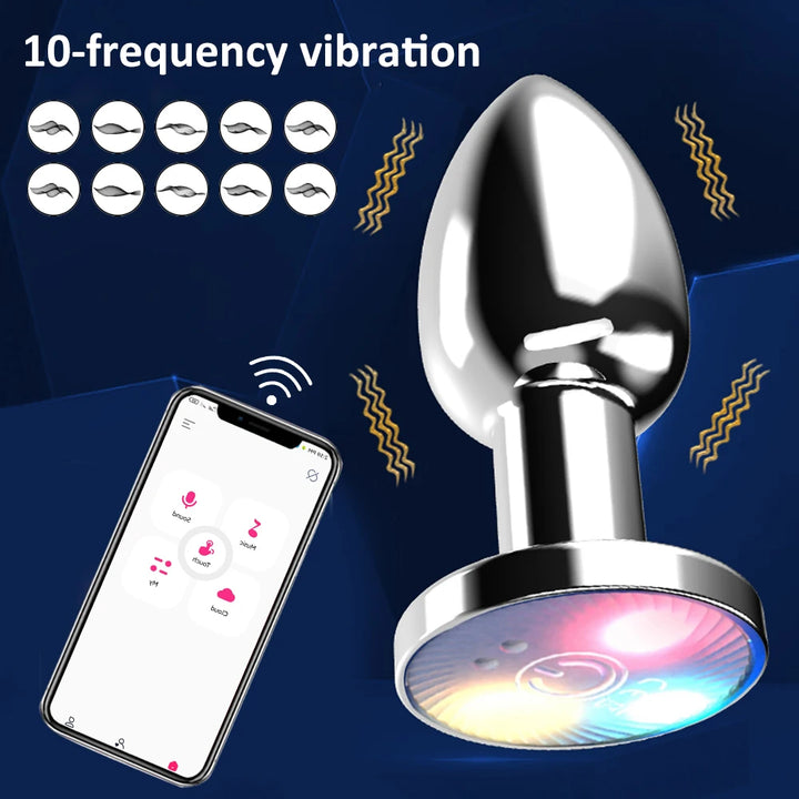 Heart-shaped Vibrating Luminous Sex Toys