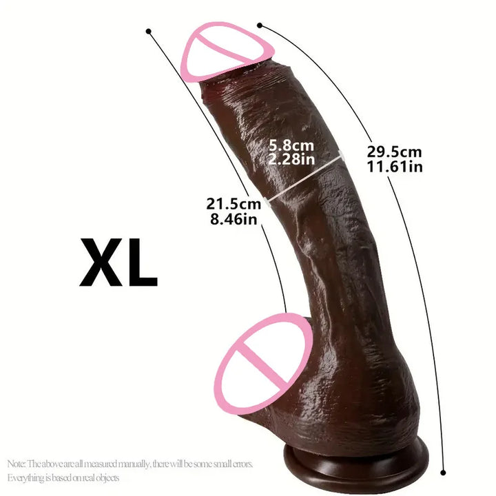 Super Long Skin Dildo Penis Silicone Realistic Sex.