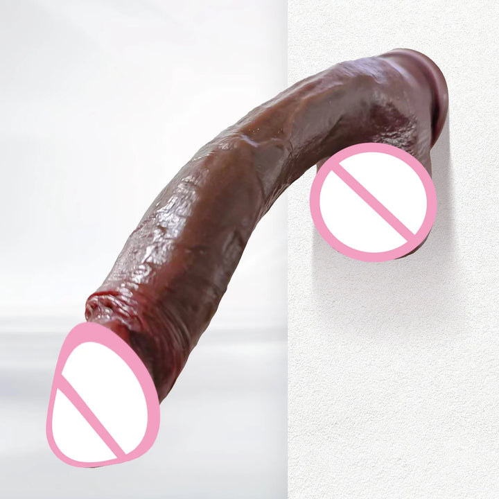 Super Long Skin Dildo Penis Silicone Realistic Sex.