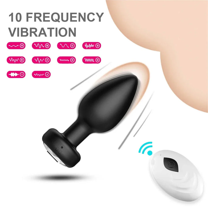 Anal Plug Vibrator 10  Sex Toys