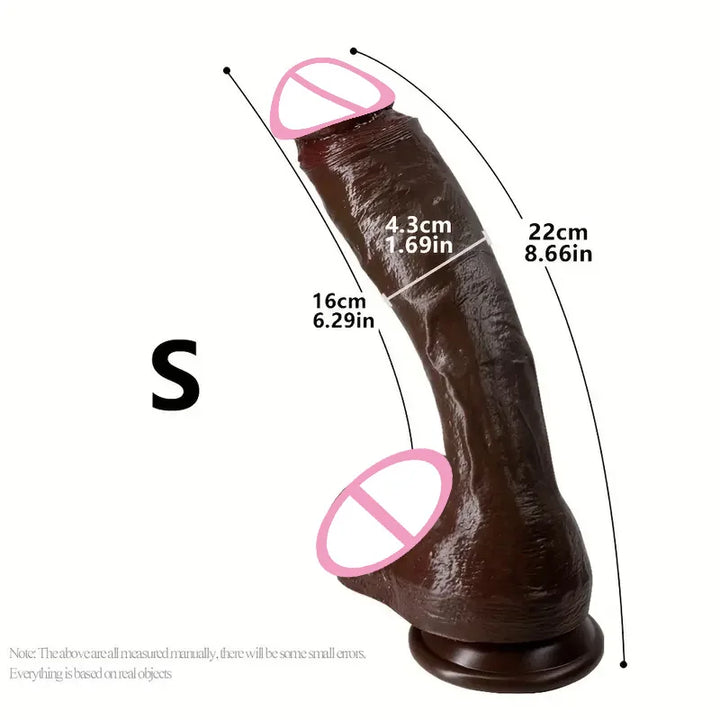 Super Long Skin Dildo Penis Silicone Realistic Sex.